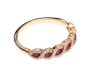 18CT ROSE GOLD RUBY & DIAMOND RING at Ross's Online Art Auctions