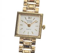 RECORD DU LUXE 9CT GOLD LADY'S WRIST WATCH at Ross's Online Art Auctions