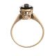 14CT GOLD ONYX AND DIAMOND RING at Ross's Online Art Auctions
