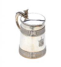 SILVER ALE TANKARD at Ross's Online Art Auctions