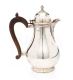 LONDON SILVER HOT WATER JUG at Ross's Online Art Auctions