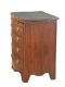 ANTIQUE MAHOGANY BOW FRONT CHEST OF DRAWERS at Ross's Online Art Auctions