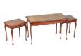 WALNUT NEST OF THREE TABLES at Ross's Online Art Auctions