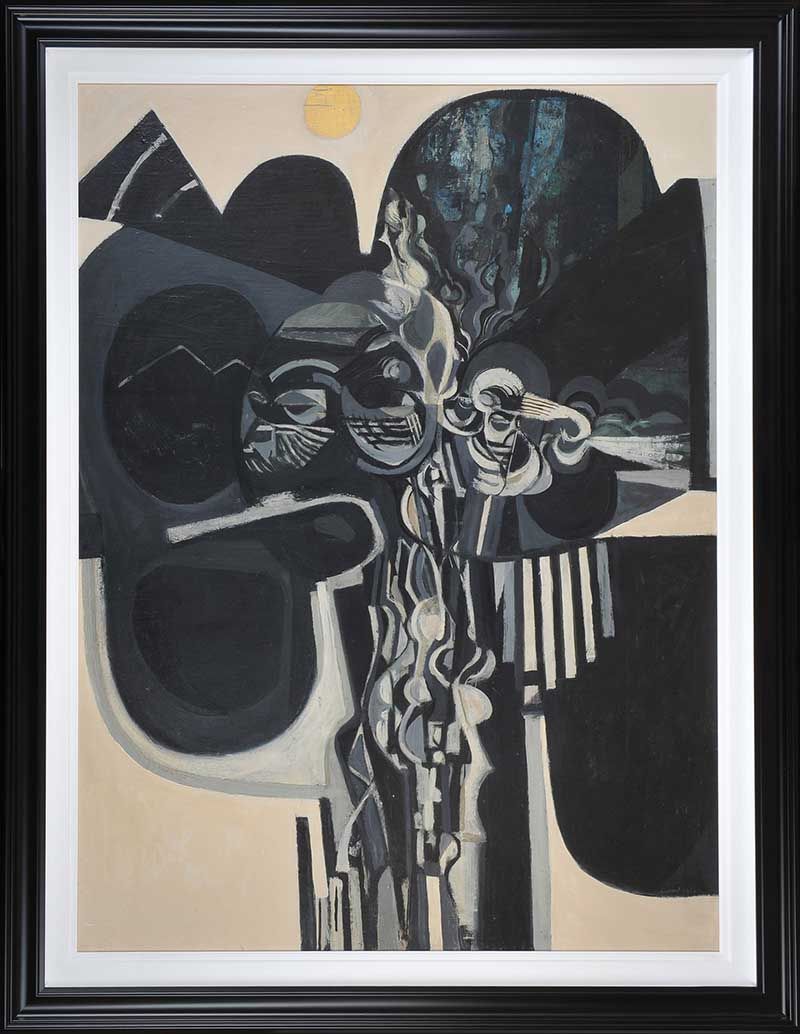 VERTICAL FORMS by George Campbell RHA RUA at Ross's Online Art Auctions