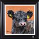 CALF ON BROWN by Ronald Keefer at Ross's Online Art Auctions