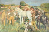 IRISH HORSE FAIR by Irish School at Ross's Online Art Auctions