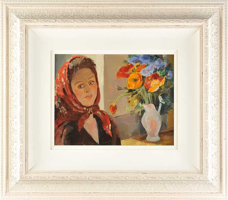 SMILING GIRL by Robert Taylor  Carson RUA at Ross's Online Art Auctions