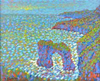 WHITEROCKS BEACH, PORTRUSH by Paul Stephens at Ross's Online Art Auctions