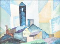 CASTLE IN SPAIN by Moira Muir UWS at Ross's Online Art Auctions