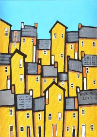 KLIMT TOWN by Paul Bursnall at Ross's Online Art Auctions