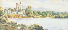 ROSE CASTLE, KILLARNEY by George Farrell at Ross's Online Art Auctions