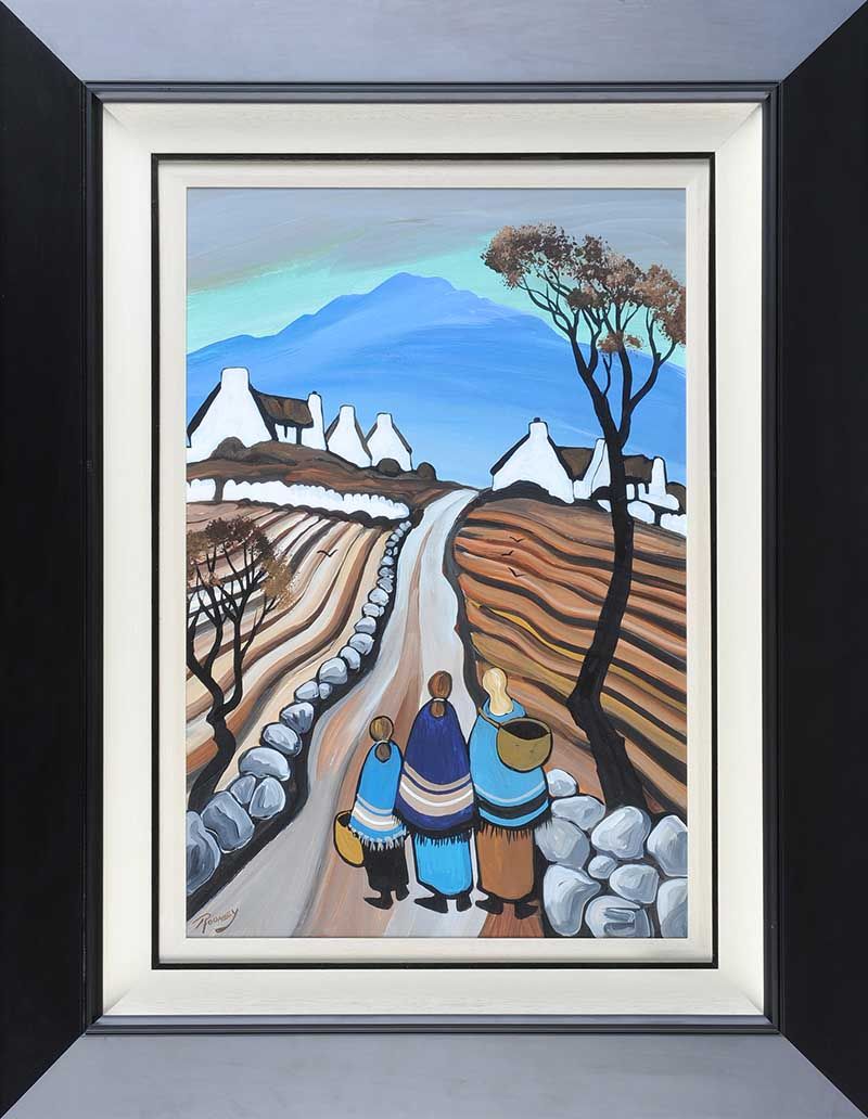 HILLSIDE HOMES by J.P. Rooney at Ross's Online Art Auctions