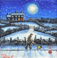 WINTER WALKIES by James Downie at Ross's Online Art Auctions