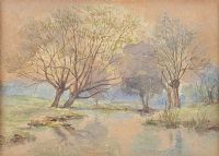 RIVER REFLECTIONS by J.D. Walker at Ross's Online Art Auctions