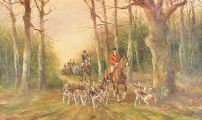 THE HUNT by B. Collins at Ross's Online Art Auctions