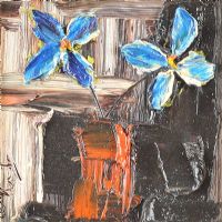 STILL LIFE, FLOWERS by Colin Flack at Ross's Online Art Auctions