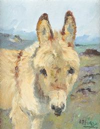YOUNG DONKEY by Anne Primrose  Jury HRUA at Ross's Online Art Auctions