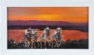 RACING AT DAWN NEAR DONEGAL TOWN by Sean Lorinyenko at Ross's Online Art Auctions
