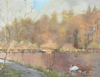 HILLSBOROUGH LAKE by J.W. Calderwood at Ross's Online Art Auctions