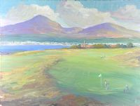 ROYAL COUNTY DOWN GOLF COURSE by Hugh O'Neill at Ross's Online Art Auctions