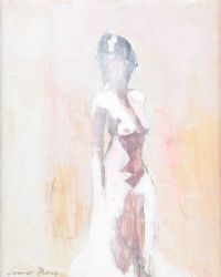 STANDING FEMALE NUDE by Connor Burns at Ross's Online Art Auctions