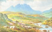 SLIEVE BEARNAGH, THE MOURNES by George Farrell at Ross's Online Art Auctions