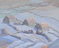 WINTER LANDSCAPE by Stella Frost at Ross's Online Art Auctions