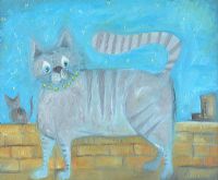 MILO THE CAT by Dawn Crothers at Ross's Online Art Auctions