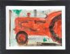 OLD NUFFIELD TRACTOR by David Johnston at Ross's Online Art Auctions