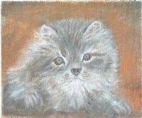 TABBY CAT by Phyllis Leopold RUA at Ross's Online Art Auctions