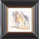 THREE BROWN PONIES by Con Campbell at Ross's Online Art Auctions