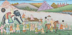 MAHERAJA PARADE by Eastern School at Ross's Online Art Auctions