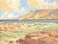 BREEZY DAY, COUNTY ANTRIM by Maurice Canning Wilks ARHA RUA at Ross's Online Art Auctions