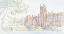 QUEEN'S UNIVERSITY, BELFAST by R.G. Mulree at Ross's Online Art Auctions