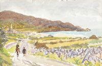 ON THE ROAD HOME by Irish School at Ross's Online Art Auctions