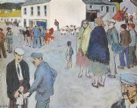 A FAIRDAY, WEST OF IRELAND by Gerard Dillon at Ross's Online Art Auctions