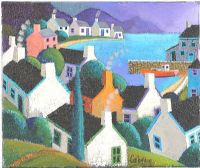 A VIEW TO THE HARBOUR by George Callaghan at Ross's Online Art Auctions