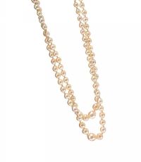 CIRO DOUBLE STRAND OF CULTURED PEARLS WITH 9CT GOLD CLASP at Ross's Online Art Auctions