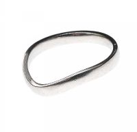 PLATINUM WISHBONE RING at Ross's Online Art Auctions