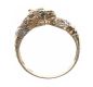 9CT GOLD LEOPARD DRESS RING at Ross's Online Art Auctions