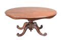 VICTORIAN MAHOGANY OVAL COFFEE TABLE at Ross's Online Art Auctions