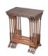 EDWARDIAN MAHOGANY NEST OF FOUR TABLES at Ross's Online Art Auctions