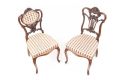 PAIR OF EDWARDIAN SIDE CHAIRS at Ross's Online Art Auctions