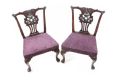 PAIR OF ANTIQUE IRISH STYLE SIDE CHAIRS at Ross's Online Art Auctions
