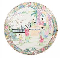 CANTONESE WALL PLAQUE at Ross's Online Art Auctions