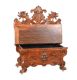 CARVED WALNUT MONK'S BENCH at Ross's Online Art Auctions
