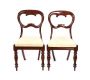 PAIR OF VICTORIAN MAHOGANY SIDE CHAIRS at Ross's Online Art Auctions