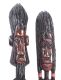 PAIR OF CARVED WOOD WALL MASKS at Ross's Online Art Auctions