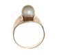 14CT GOLD RING SET WITH A CULTURED PEARL at Ross's Online Art Auctions