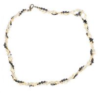 
TRIPLE STRAND OF FRESHWATER PEARLS AND BEAD NECKLACE WITH GOLD PLATED CLASP at Ross's Online Art Auctions